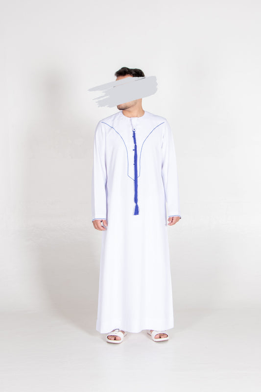 White Emirati Kandura
