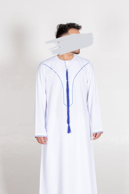 White Emirati Kandura