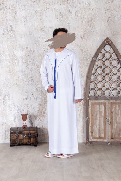 White Emirati Kandura
