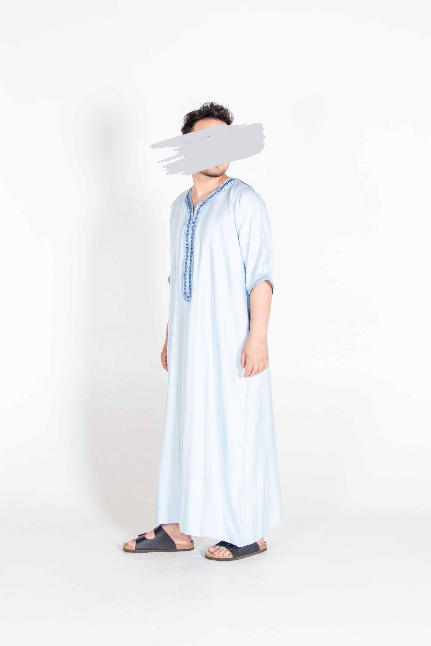 Moroccan Light Blue Thobe