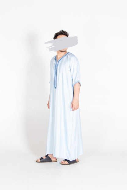 Moroccan Light Blue Thobe