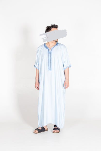 Moroccan Light Blue Thobe