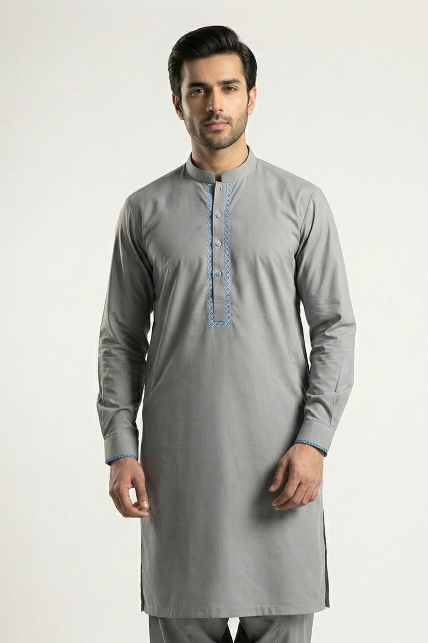 Storm Gray Shalwar Kameez