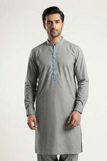 Storm Gray Shalwar Kameez
