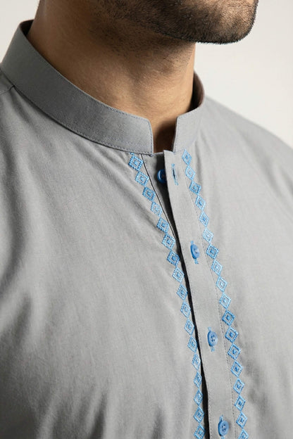 Storm Gray Shalwar Kameez