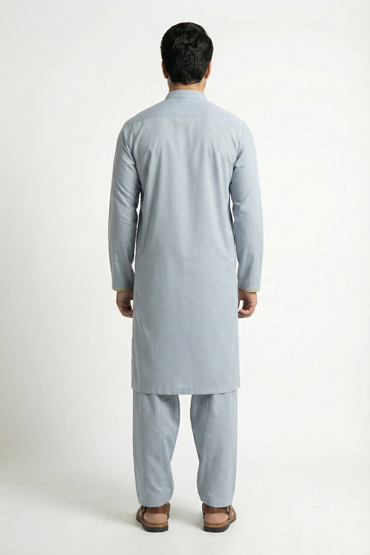 Stone Blue Shalwar Kameez