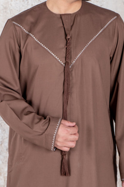 Chocolate Omani Thobe