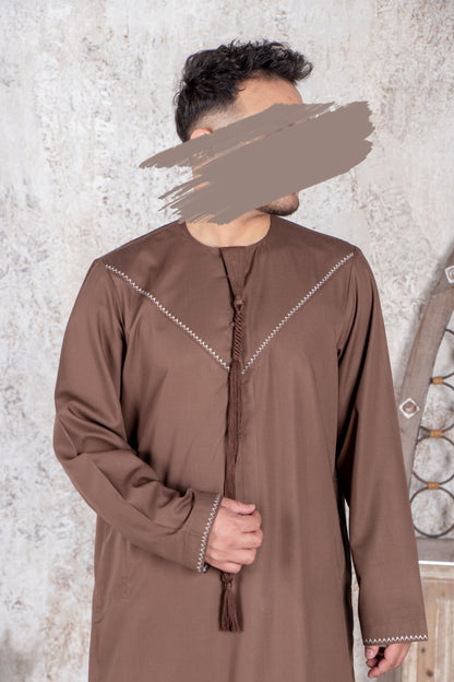 Chocolate Omani Thobe