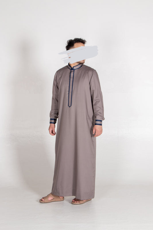 Gray Navy Thobe