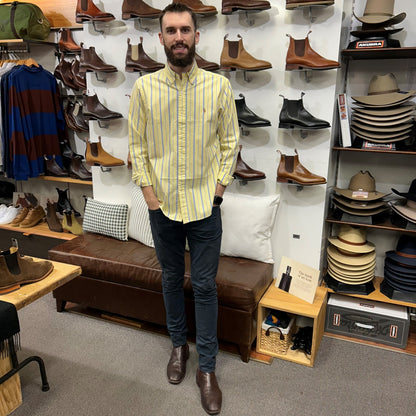 Polo Ralph Lauren - Oxford Shirt -  Stripe - Yellow, Blue, White