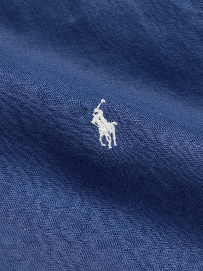 Polo Ralph Lauren - Linen Shirt - Navy with White Pony