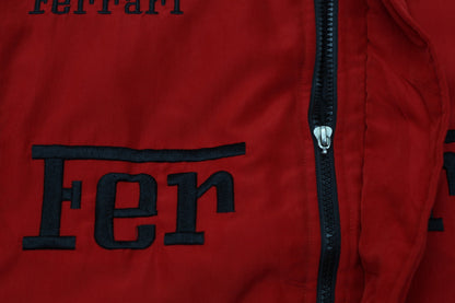 Mens Ferrari F1 Full Zip Racing Jacket Red