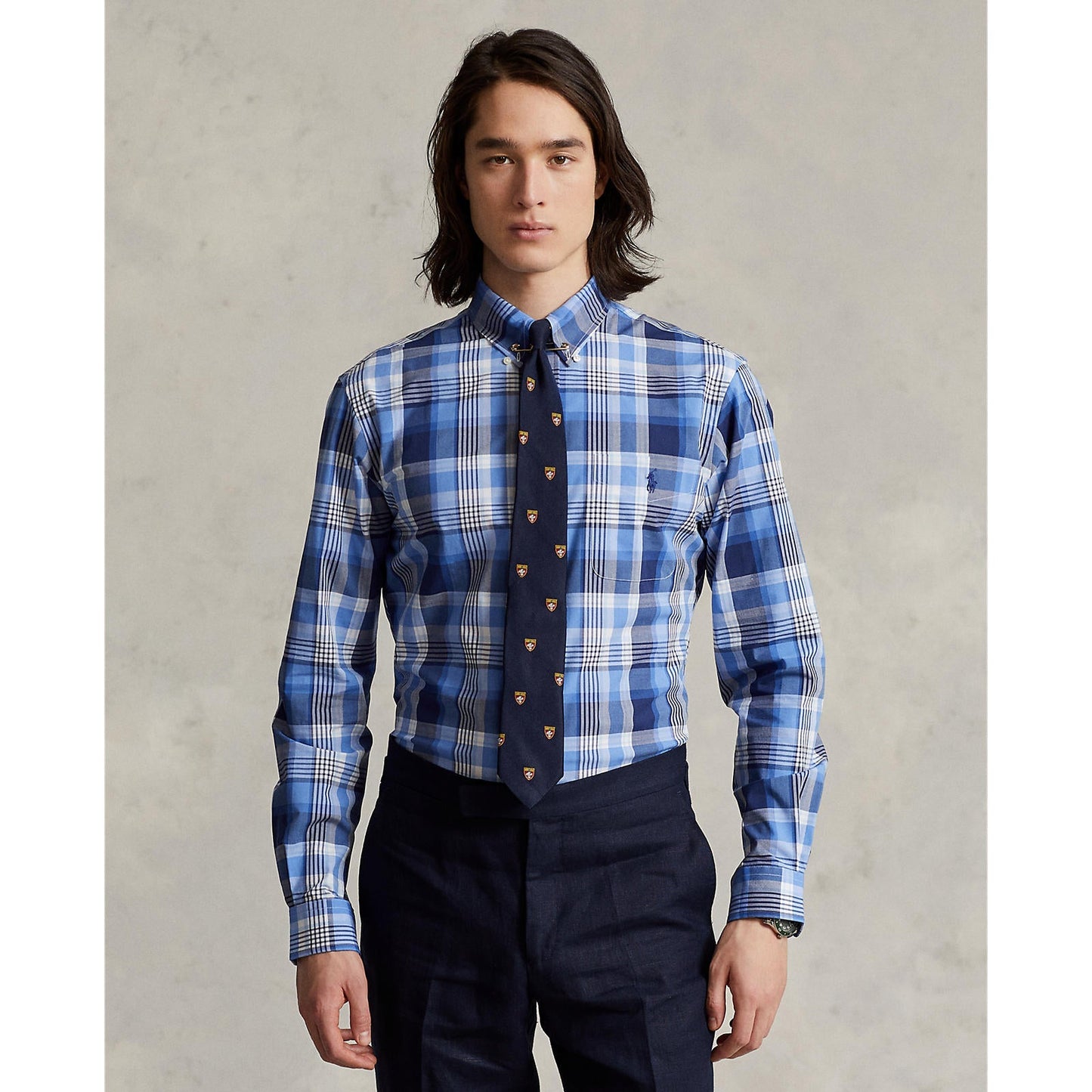 Polo Ralph Lauren - Poplin Stretch Shirt - Check - Blue
