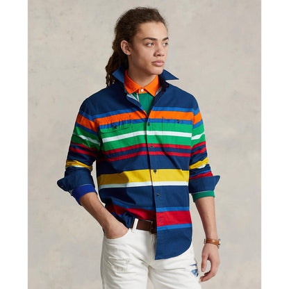 Polo Ralph Lauren - Oxford Work Shirt - Striped - Multi-Coloured