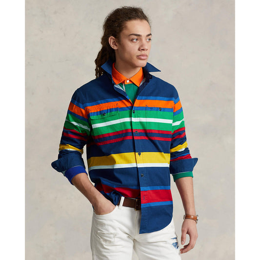 Polo Ralph Lauren - Oxford Work Shirt - Striped - Multi-Coloured