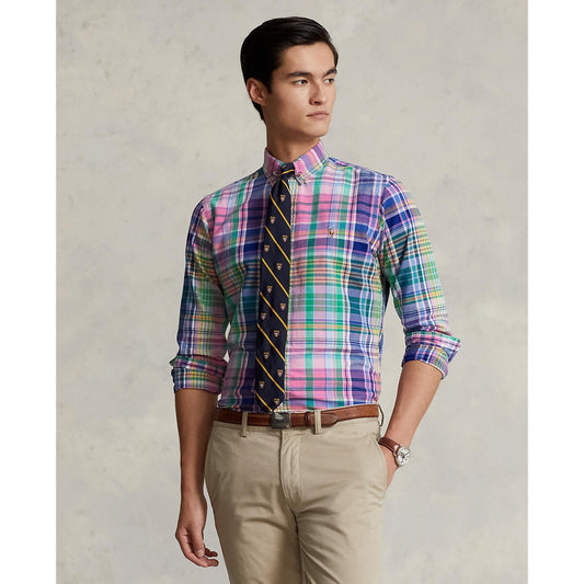 Polo Ralph Lauren - Oxford Shirt - Check - Pink/Green Multi