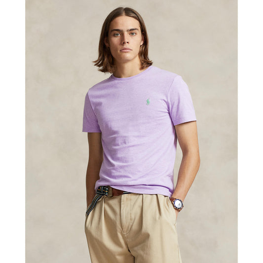 Polo Ralph Lauren - Custom Slim Fit Jersey Crewneck T-Shirt - Pastel Purple Heather