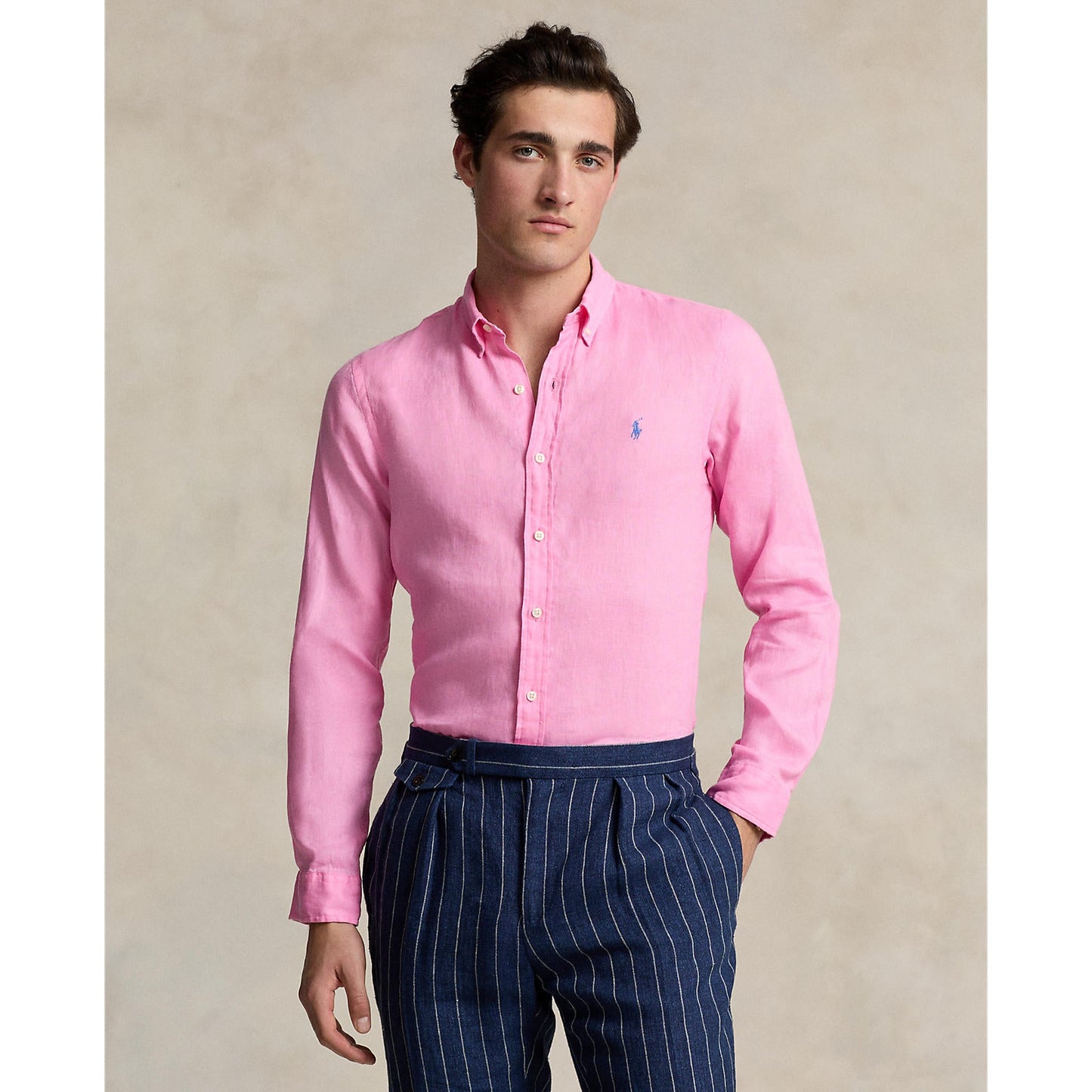 Polo Ralph Lauren - Linen Shirt - Harbour Pink