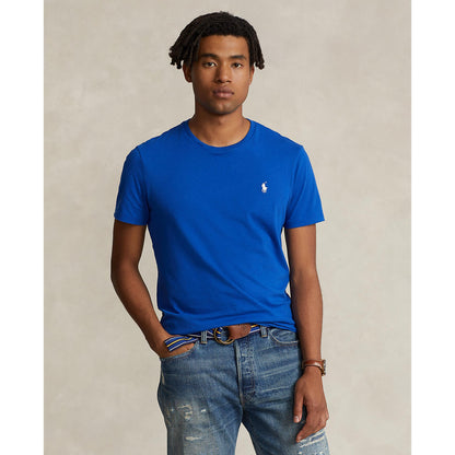 Polo Ralph Lauren - Custom Slim Fit Jersey Crewneck T-Shirt - Sapphire Blue