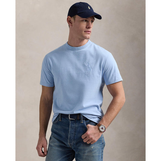 Polo Ralph Lauren - Classic Fit Big Pony Jersey T-Shirt - Chambray Blue
