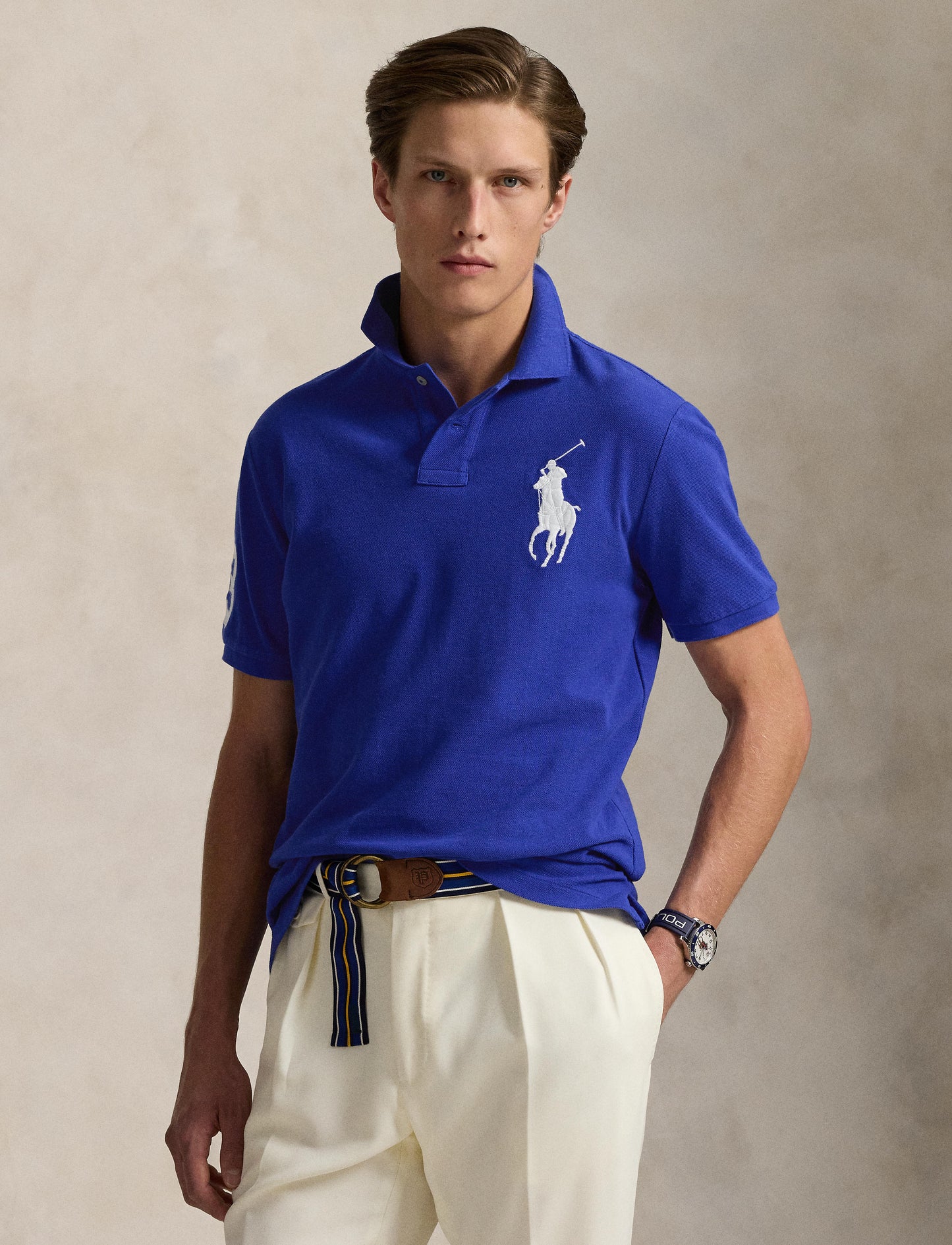 Polo Ralph Lauren - Mesh Polo - Large Pony - Blue
