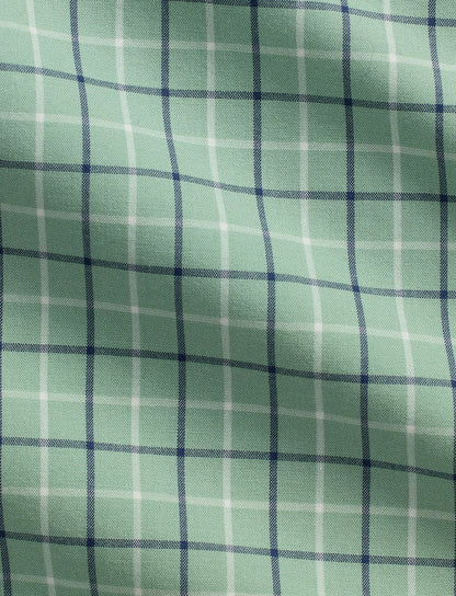 Polo Ralph Lauren - Poplin Stretch Shirt - Check - Green & Blue