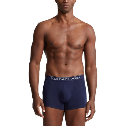 Polo Ralph Lauren - Classic Stretch Cotton Trunk - 3 Pack - Navy/Blue/Light Blue