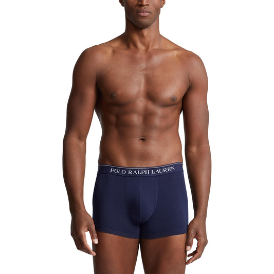 Polo Ralph Lauren - Classic Stretch Cotton Trunk - 3 Pack - Navy/Blue/Light Blue
