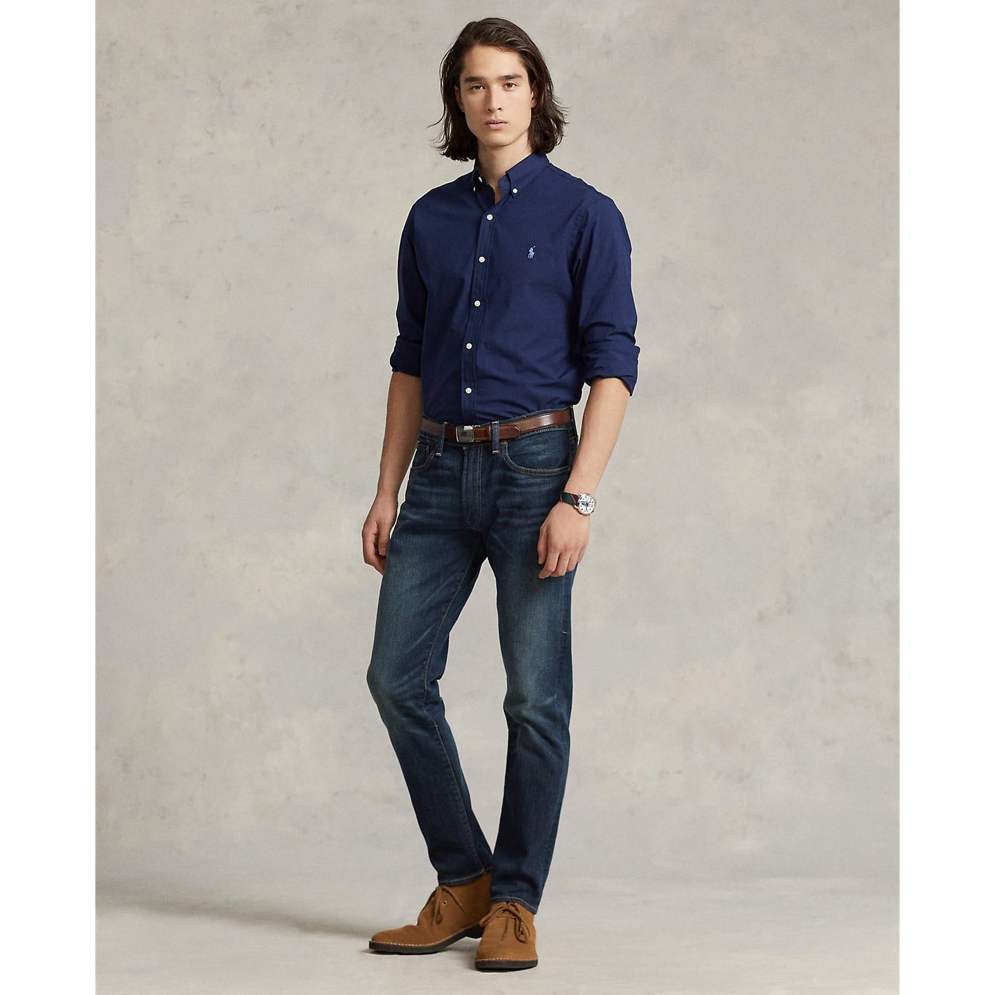 Polo Ralph Lauren - Poplin Stretch Shirt - Navy