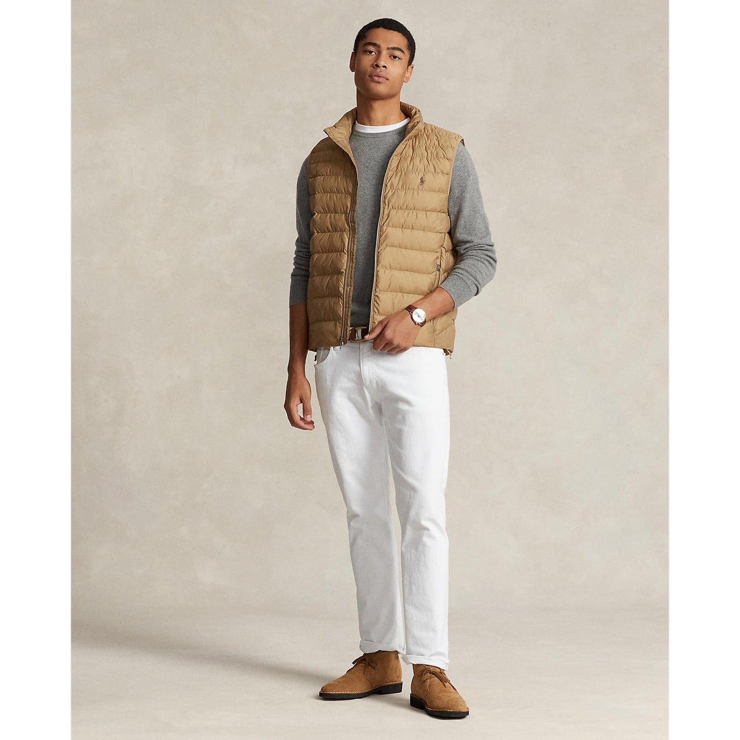 Polo Ralph Lauren - Packable Puffer Vest - Khaki