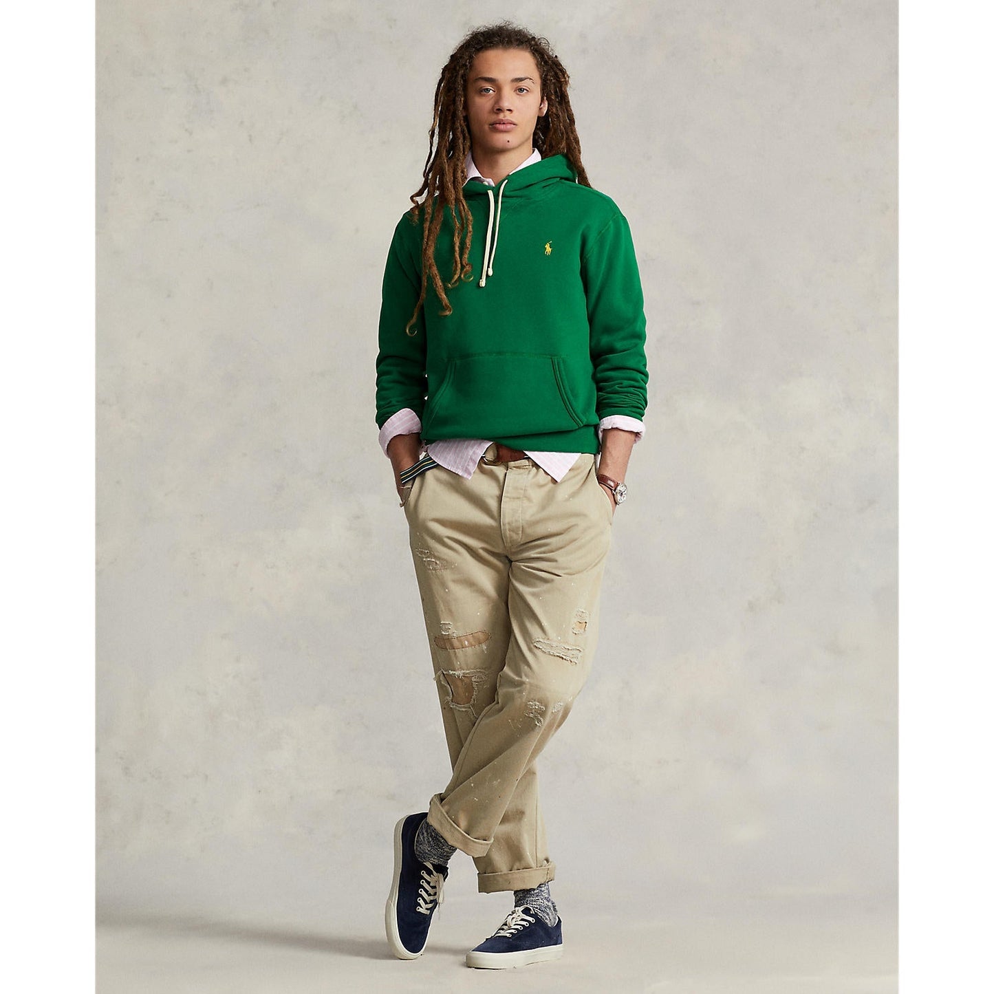 Polo Ralph Lauren - RL Fleece Hoodie - Bright Athletic Green