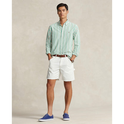 Polo Ralph Lauren - Oxford Shirt - Stripe - Green, White Multi