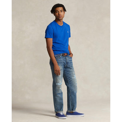 Polo Ralph Lauren - Custom Slim Fit Jersey Crewneck T-Shirt - Sapphire Blue