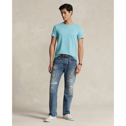 Polo Ralph Lauren - Custom Slim Fit Jersey Crewneck T-Shirt - Turquoise Nova Heather