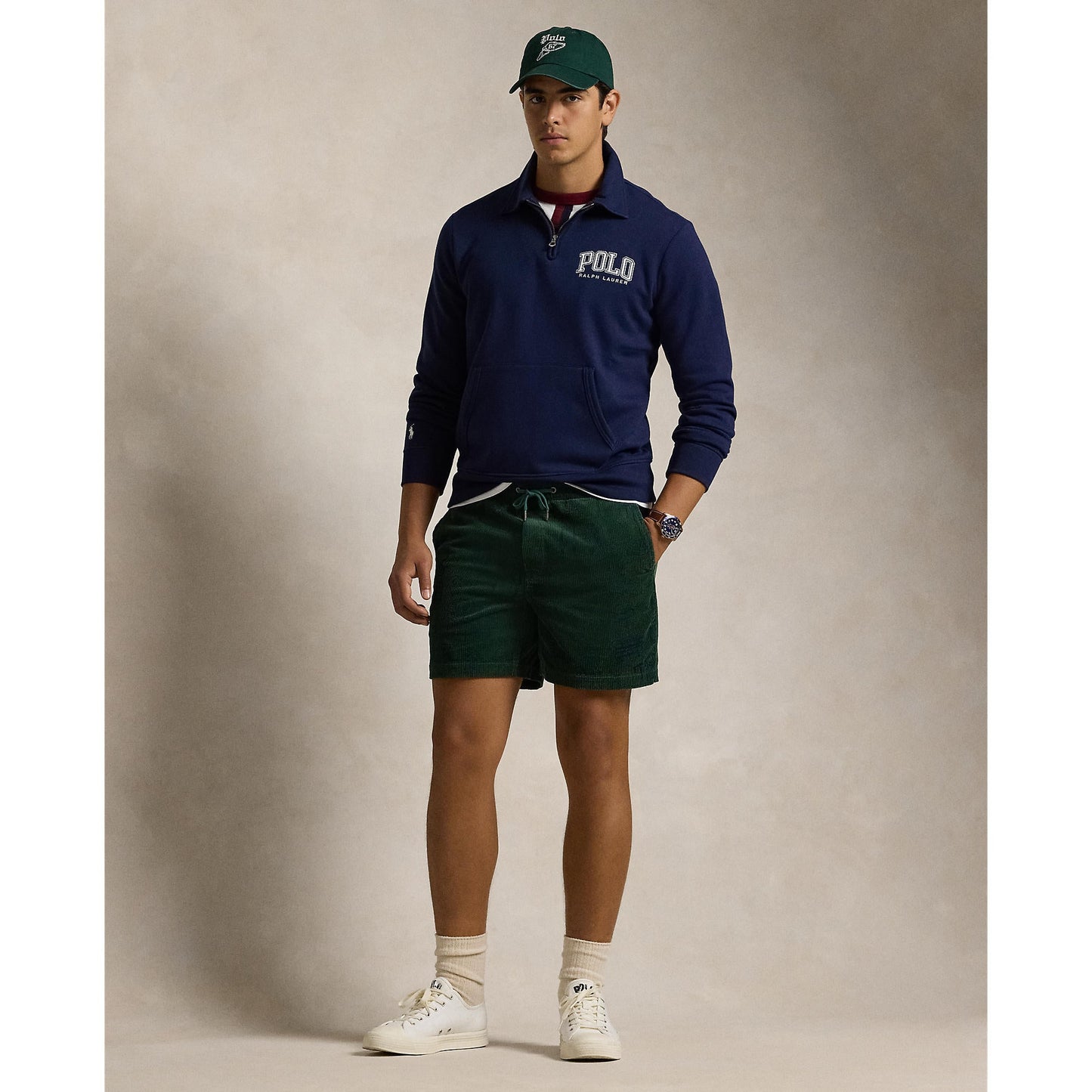 Polo Ralph Lauren - Quarter Zip Fleece Sweatshirt - Cruise Navy