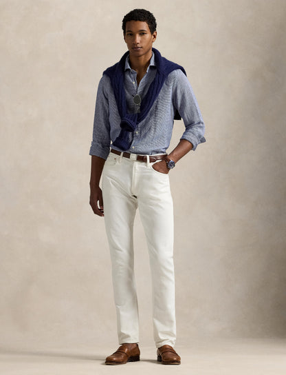 Polo Ralph Lauren - Linen Shirt - Check - Royal White