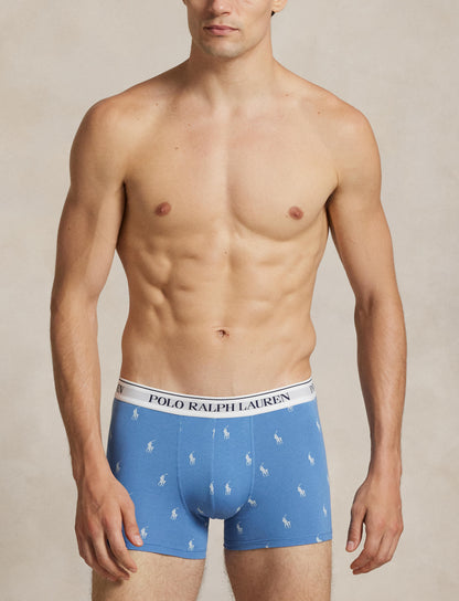 Polo Ralph Lauren - Classic Stretch Cotton Trunk - 3 Pack - Navy/Tan/Blue