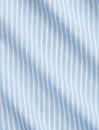 Polo Ralph Lauren - Poplin Stretch Shirt - Stripe - Blue & White