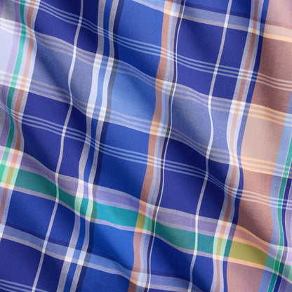 Polo Ralph Lauren - Poplin Stretch Shirt - Check - Blue, Orange Multi