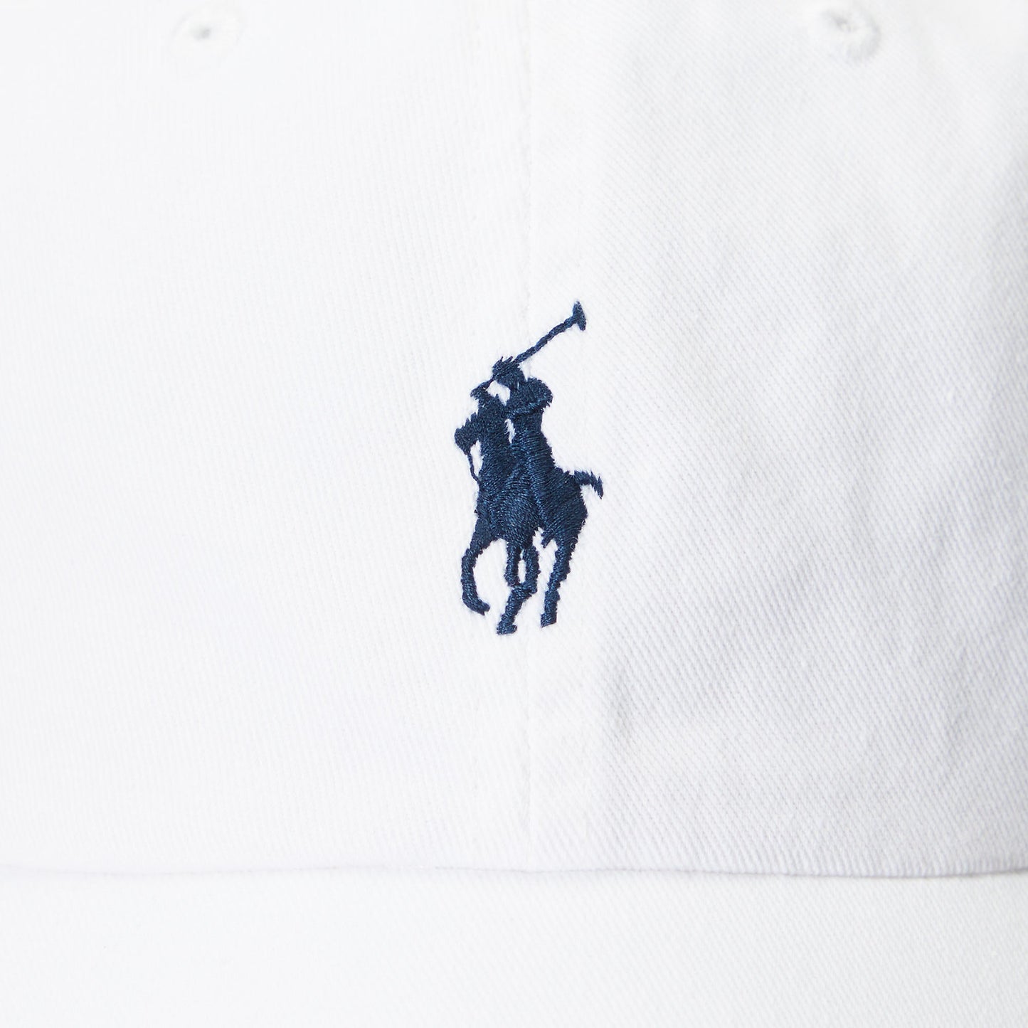 Polo Ralph Lauren - Chino Cap - White with Navy Pony