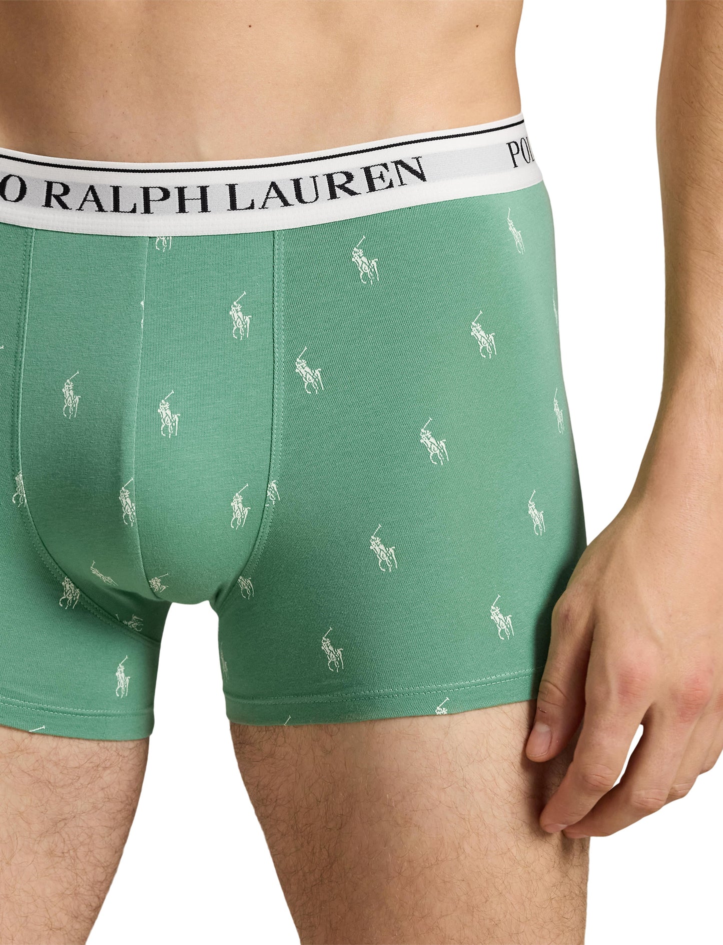 Polo Ralph Lauren - Classic Cotton Stretch Trunks - 3 Pack - Red/Green/Black