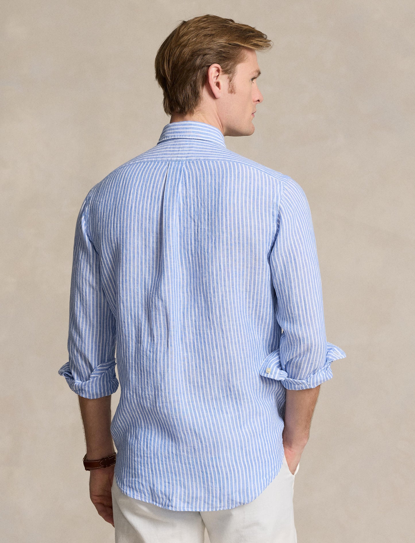 Polo Ralph Lauren - Linen Shirt - Stripe - Blue White