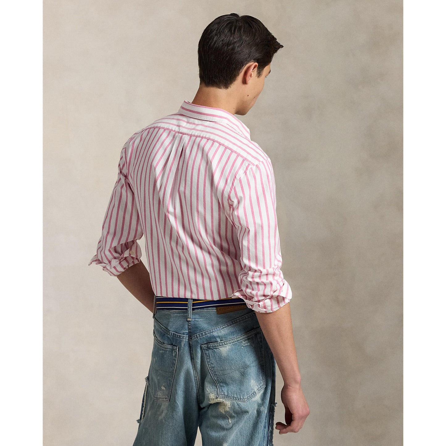 Polo Ralph Lauren - Oxford Shirt - Stripe - Pink & White