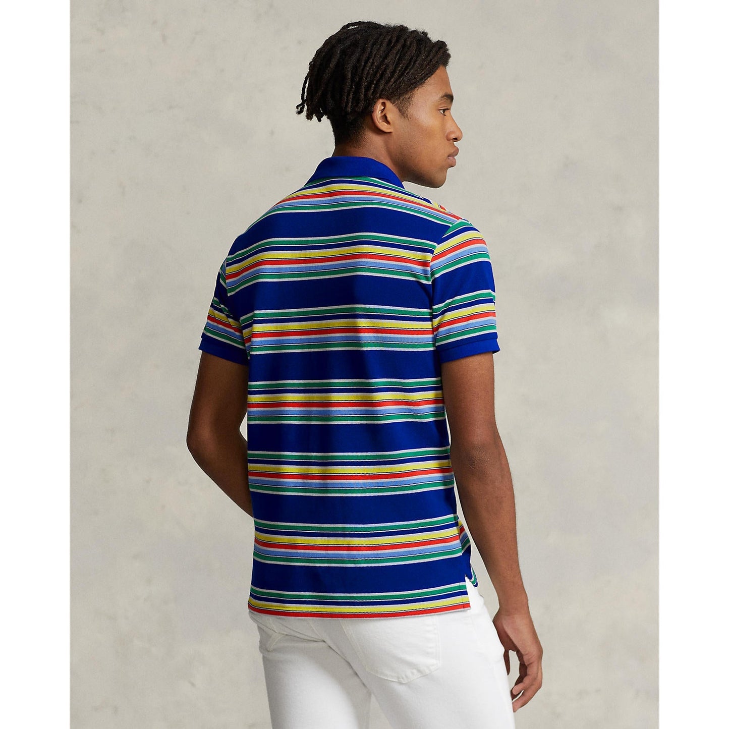 Polo Ralph Lauren - Mesh Polo - Stripe - Heritage Royal Blue Multi