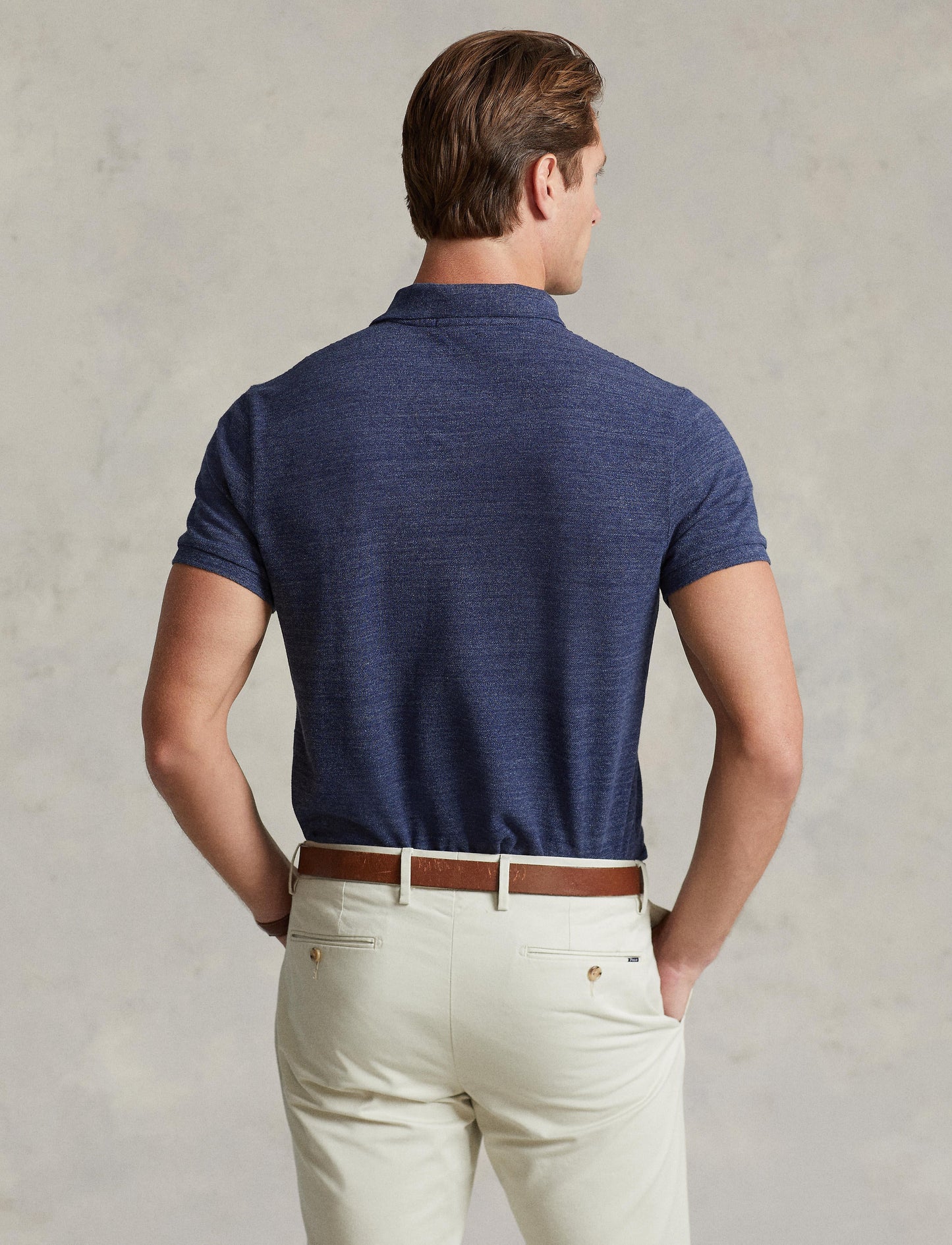 Polo Ralph Lauren - Custom Fit Mesh Polo - Blue Marle