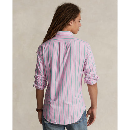 Polo Ralph Lauren - Oxford Shirt - Stripe - Pink, Green & White
