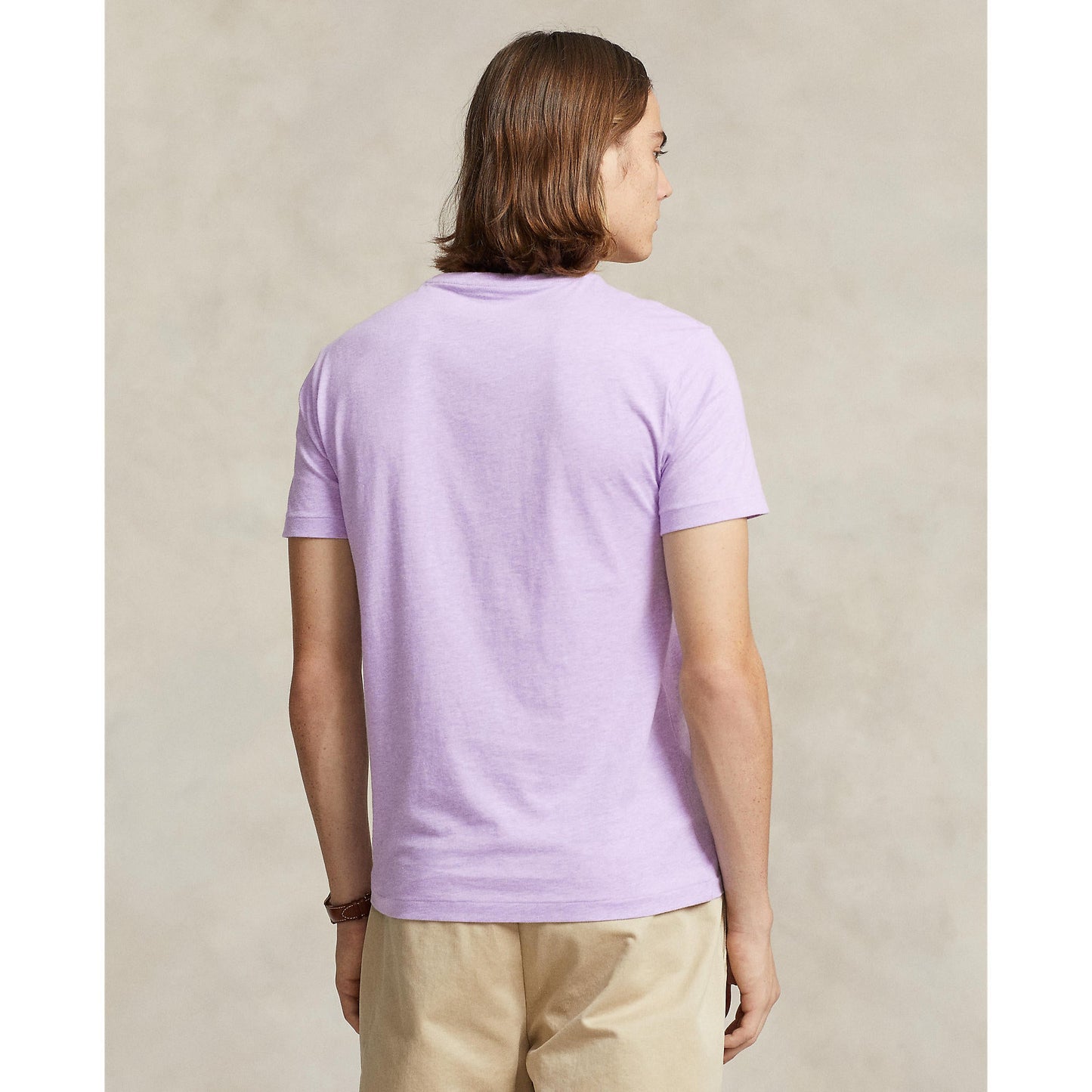 Polo Ralph Lauren - Custom Slim Fit Jersey Crewneck T-Shirt - Pastel Purple Heather