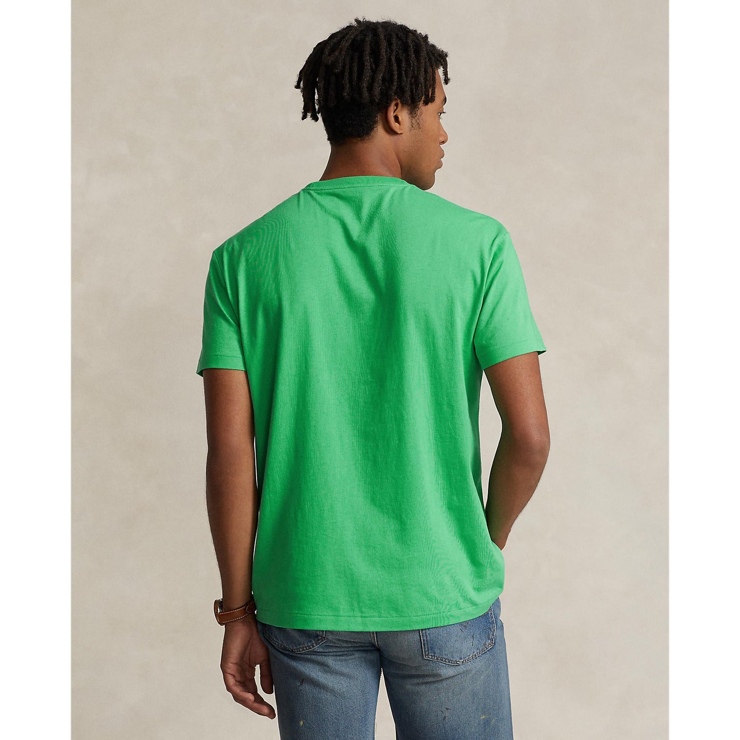 Polo Ralph Lauren - Custom Slim Fit Jersey Crewneck T-Shirt - Course Green