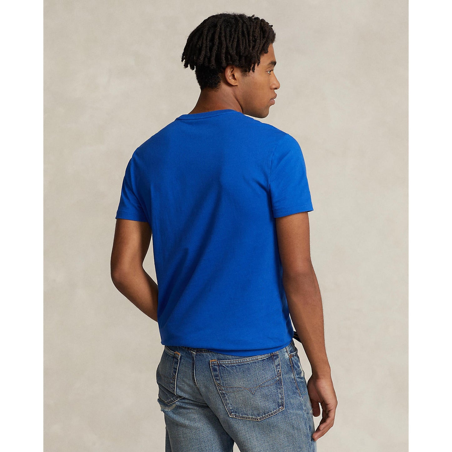 Polo Ralph Lauren - Custom Slim Fit Jersey Crewneck T-Shirt - Sapphire Blue