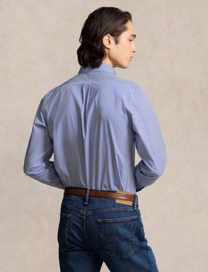 Polo Ralph Lauren - Poplin Shirt - Stripe - Blue & White